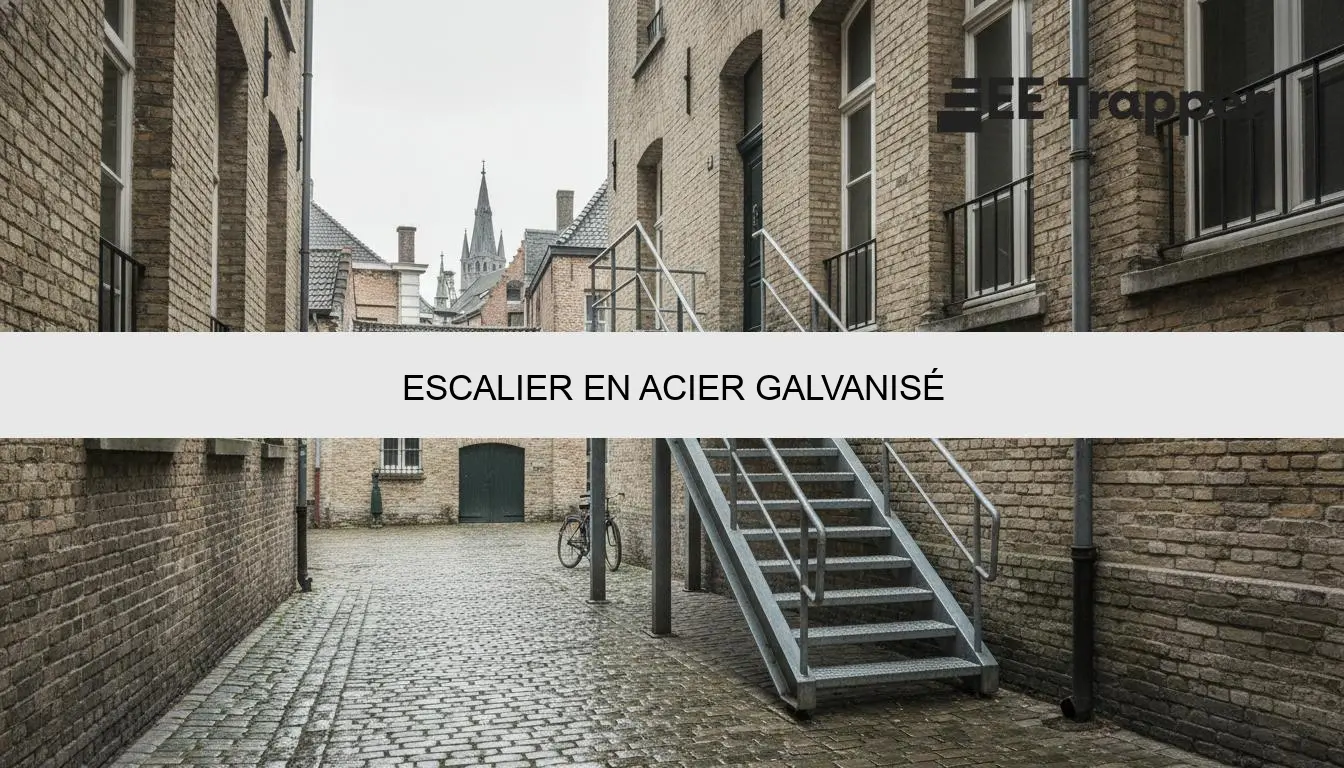 Escalier en acier galvanisé - Prix & Infos