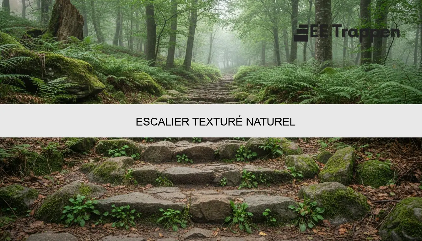 Escalier texturé naturel | Prix et conseils 2026